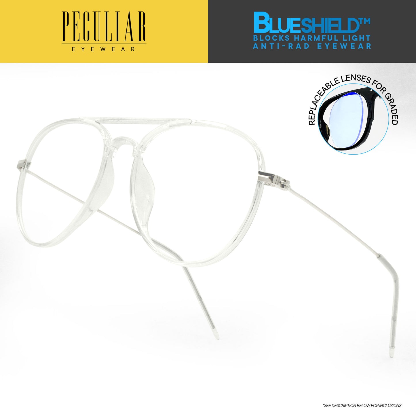 Peculiar HERO Aviator Round FLEX TR90 Frame UV400