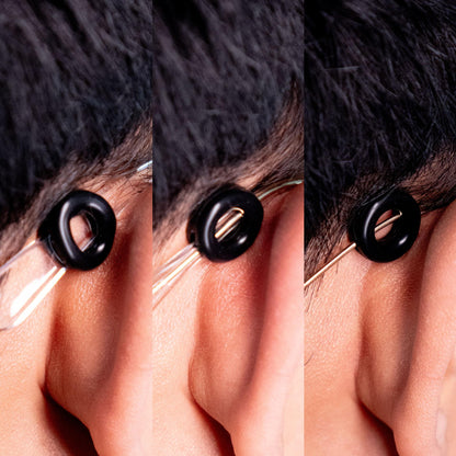 Peculiar Durable Silicone Ring Anti Slip Fashionable Rubber Flexible Universal End Tips Ear Grip Eyewear Accessories