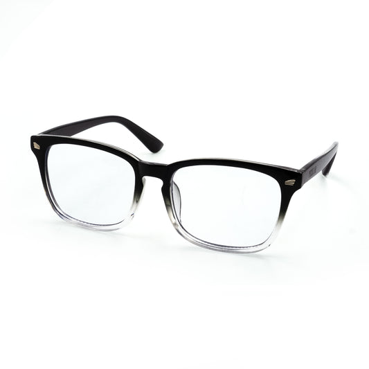 Peculiar AOKI Square Polycarbonate Frame Anti Radiation Glasses UV400-BlueGreen Blueshield
