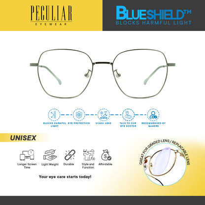 Peculiar RHYS Square B-Titanium Frame Anti Radiation Glasses UV400
