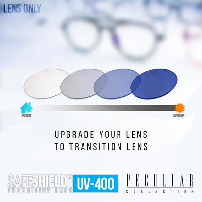 Peculiar Lens Upgrade Blue Photochromic TransitionPRO Anti-Radiation Lens Only