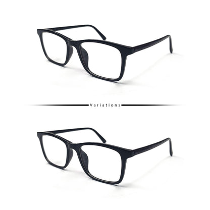 Peculiar Onyx Square Anti Radiation Glasses Anti Radiation Eyeglass for Woman Men Replaceable Lens