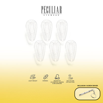 Peculiar Eyewear Silicone NosePads Replaceable