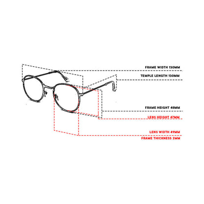 Peculiar Louise Round Metal Sunglass Anti Rad Eyeglass Replaceable Lens Frames PhotoChromic TransitionPro Polarized UV400 Lens Photochromic TAC Lens for Men and Women