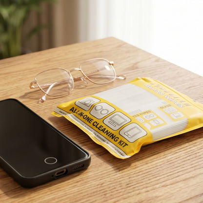 Peculiar Eyewear Glass Wipes Dust Eyeglasses Cleaner Degreaser Non-Toxic Quick Dry