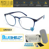 Peculiar IDRIS Square FLEX TR90 Frame Anti Radiation Glasses UV400