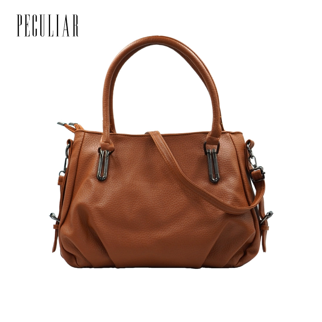 Peculiar MOMO Leather Handbag Business Office School for men women