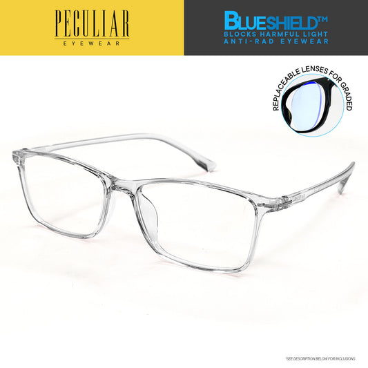Peculiar ARK Rectangle FLEX TR90 Frame Anti Radiation Glasses UV400