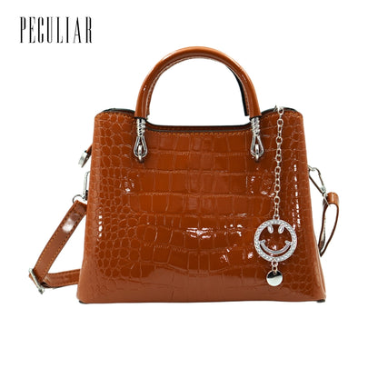 Peculiar MAY Leather Handbag Business Office School for men women