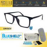Peculiar ONYX Square FLEX TR90 Frame Anti Radiation Glasses UV400