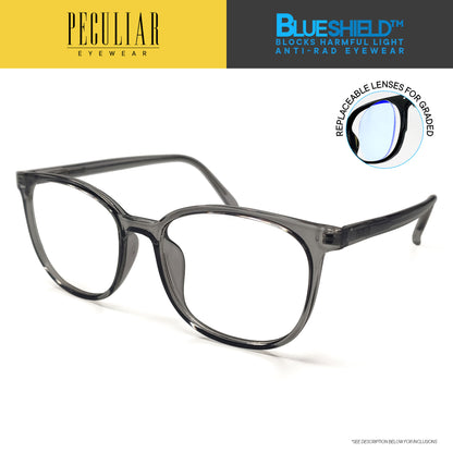 Peculiar RENN Square FLEX TR90 Frame Anti Radiation Glasses UV400