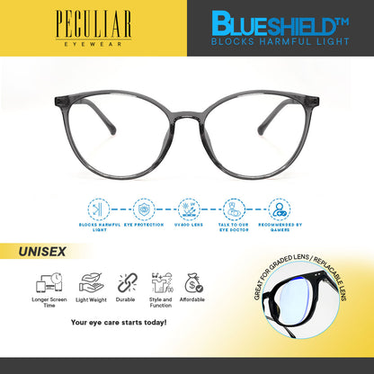 Peculiar PERI Cat Eye FLEX TR90 Frame Anti Radiation Glasses UV400