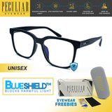 Peculiar MEADOW Square frame Anti Radiation Glasses UV400