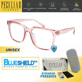 Peculiar MEADOW Square frame Anti Radiation Glasses UV400