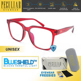 Peculiar MEADOW Square frame Anti Radiation Glasses UV400