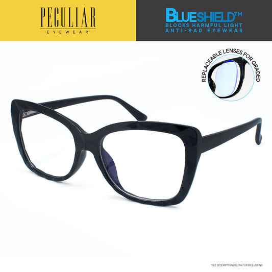 Peculiar STELLA Cat Eye Frame Anti Radiation Glasses UV400