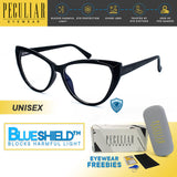 Peculiar SYLVIA Cat Eye Frame Anti Radiation Glasses  UV400