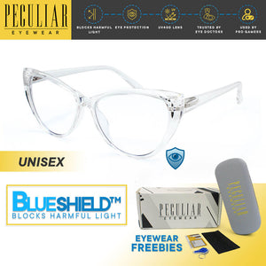 Peculiar SYLVIA Cat Eye Frame Anti Radiation Glasses  UV400