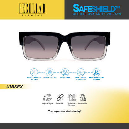 Peculiar UNO Rectangle Frame  Glasses Replaceable Lens UV400