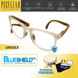 Peculiar Eyewear PRIME Square Anti Radiation Sunglasses Replaceable Lenses for Men and Women