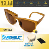 Peculiar Eyewear PRIME Square Anti Radiation Sunglasses Replaceable Lenses for Men and Women