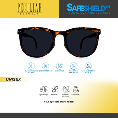 Peculiar Eyewear PRIME Square Frame UV400 Fashion Sunglasses for Men and Women