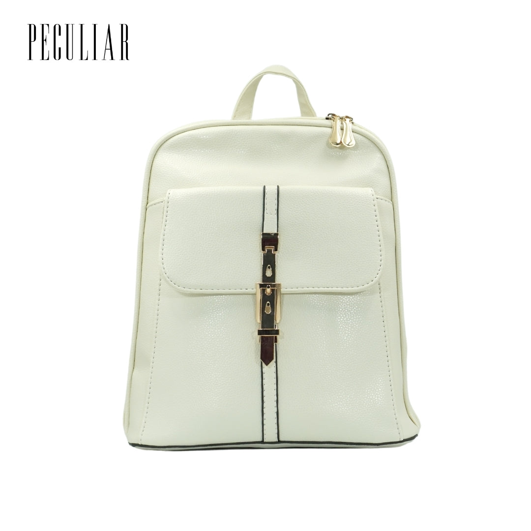 Peculiar YEJI Leather Backpack Business Office School for men women