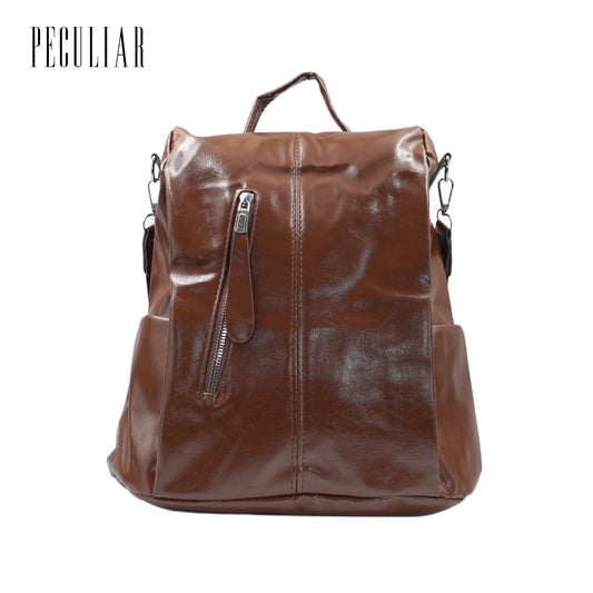 Peculiar REI Leather Backpack Business Office School for men women