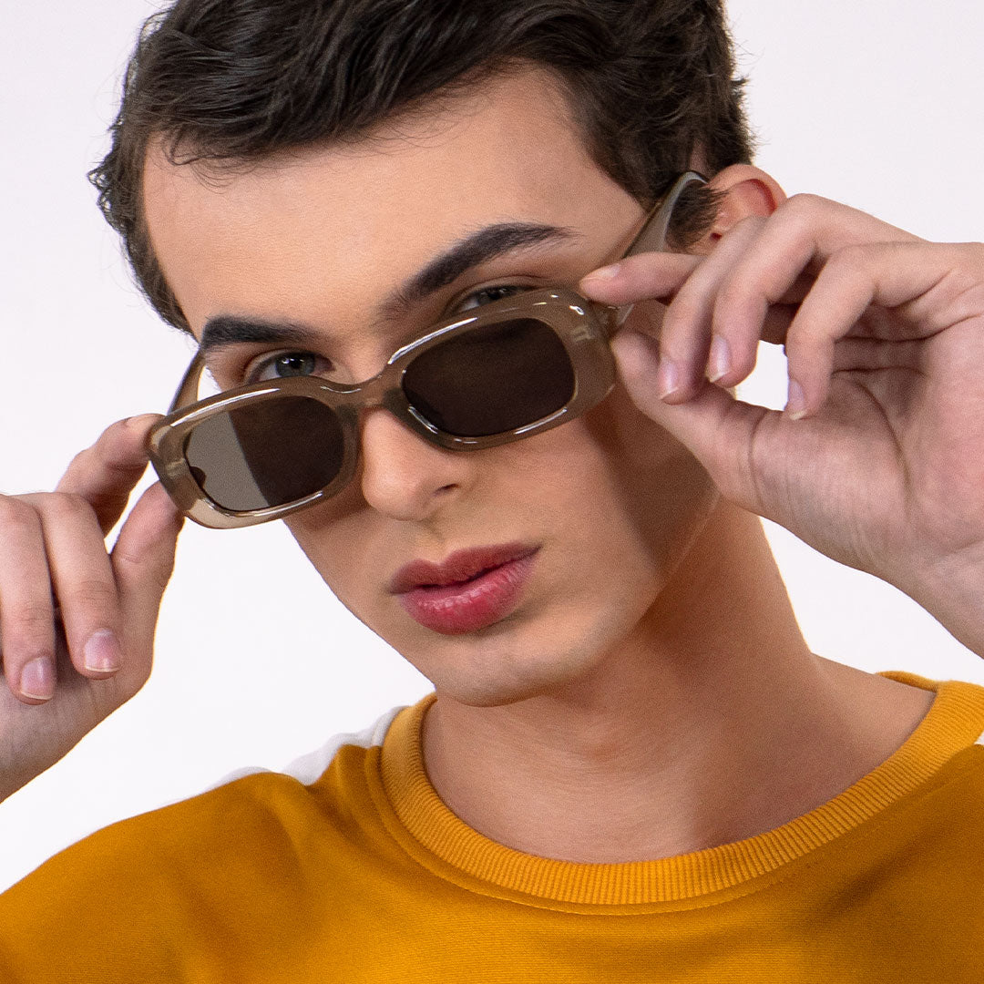 Peculiar Eyewear MIA Oval Frame UV400 Fashion Sunglasses for Men and Women