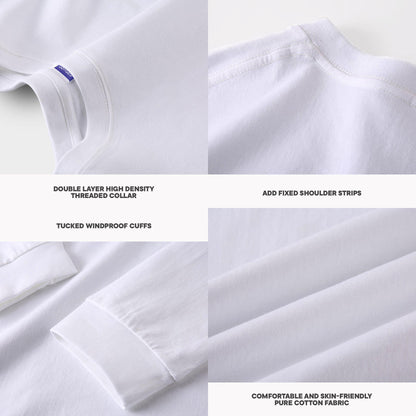 Peculiar Cotton Long Sleeve for Men and Women Asian Size