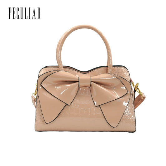 Peculiar SAKURA Leather Handbag Business Office School for men women