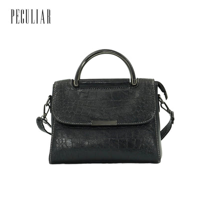 Peculiar YUJU Leather Handbag Business Office School for men women