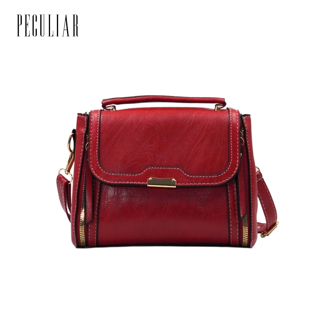 Peculiar IRENE Leather Handbag Business Office School for men women