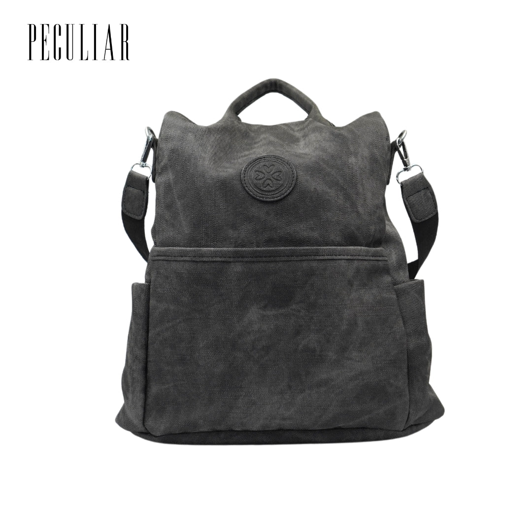 Peculiar SANA Leather Backpack Business Office School for men women