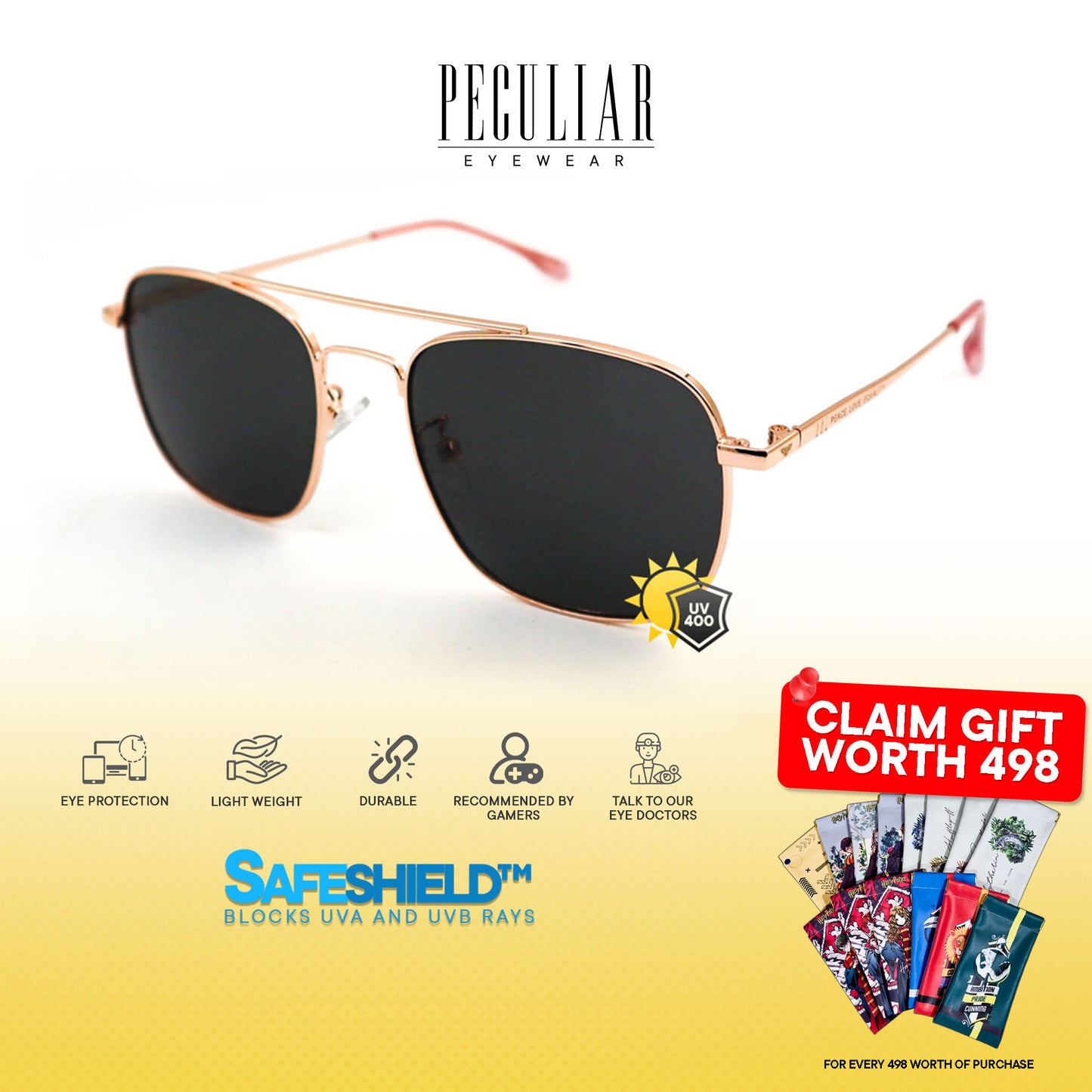 Justice League X Peculiar WONDER WOMAN Collection Sunglasses for  Men and Women