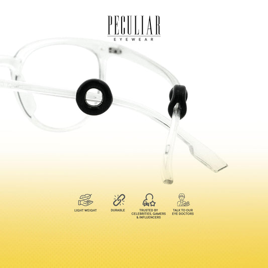 Peculiar Durable Silicone Ring Anti Slip Fashionable Rubber Flexible Universal End Tips Ear Grip Eyewear Accessories