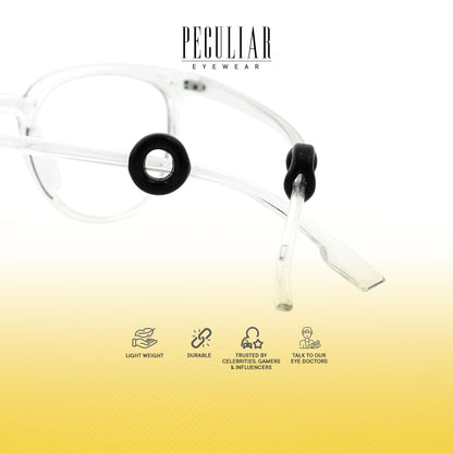Peculiar Durable Silicone Ring Anti Slip Fashionable Rubber Flexible Universal End Tips Ear Grip Eyewear Accessories