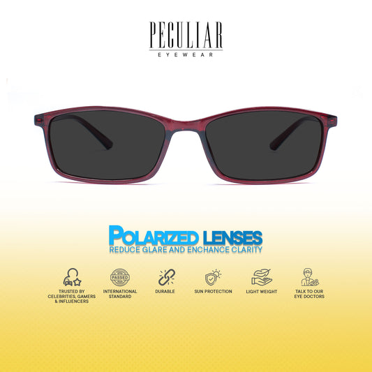 Peculiar Maxx Rectangle Acetate Sunglass Anti Rad Eyeglass Replaceable Lens Frames PhotoChromic TransitionPro Polarized UV400 Lens Photochromic TAC Lens for Men and Women