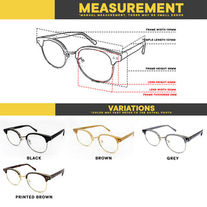Peculiar Eyewear ACE Round Anti Radiation Sunglasses Replaceable Lenses for Men and Women