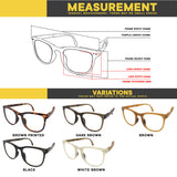Peculiar Eyewear PRIME Square Anti Radiation Sunglasses Replaceable Lenses for Men and Women