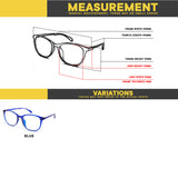 Peculiar Eyewear Lite Magnus Square AntiRadiation Sunglasses Replaceable Lens for Men and Women