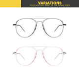 Peculiar Eyewear Lite HERO Aviator Anti Radiation Sunglasses Replaceable Lenses for Men and Women