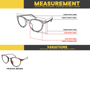 Peculiar Eyewear Lite JOANNE Round Anti Radiation Sunglasses Replaceable Lenses for Men and Women
