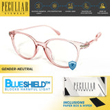 Peculiar Eyewear Lite ANDY Round Anti Radiation Sunglasses Replaceable Lenses for Men and Women