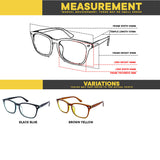 Peculiar Eyewear Lite AOKI Square Anti Radiation Sunglasses Replaceable Lenses for Men and Women