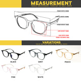 Peculiar Eyewear NIKO Square Anti-Radiation Sunglasses Replaceable Lenses for Men and Women