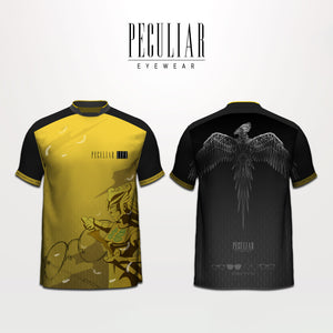 Peculiar Limited Edition Chinese Colar T Shirt for Men and Women Asian Size