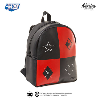 Peculiar x Adventure DC Comics Collection Harley Quinn Leather Backpack Shin