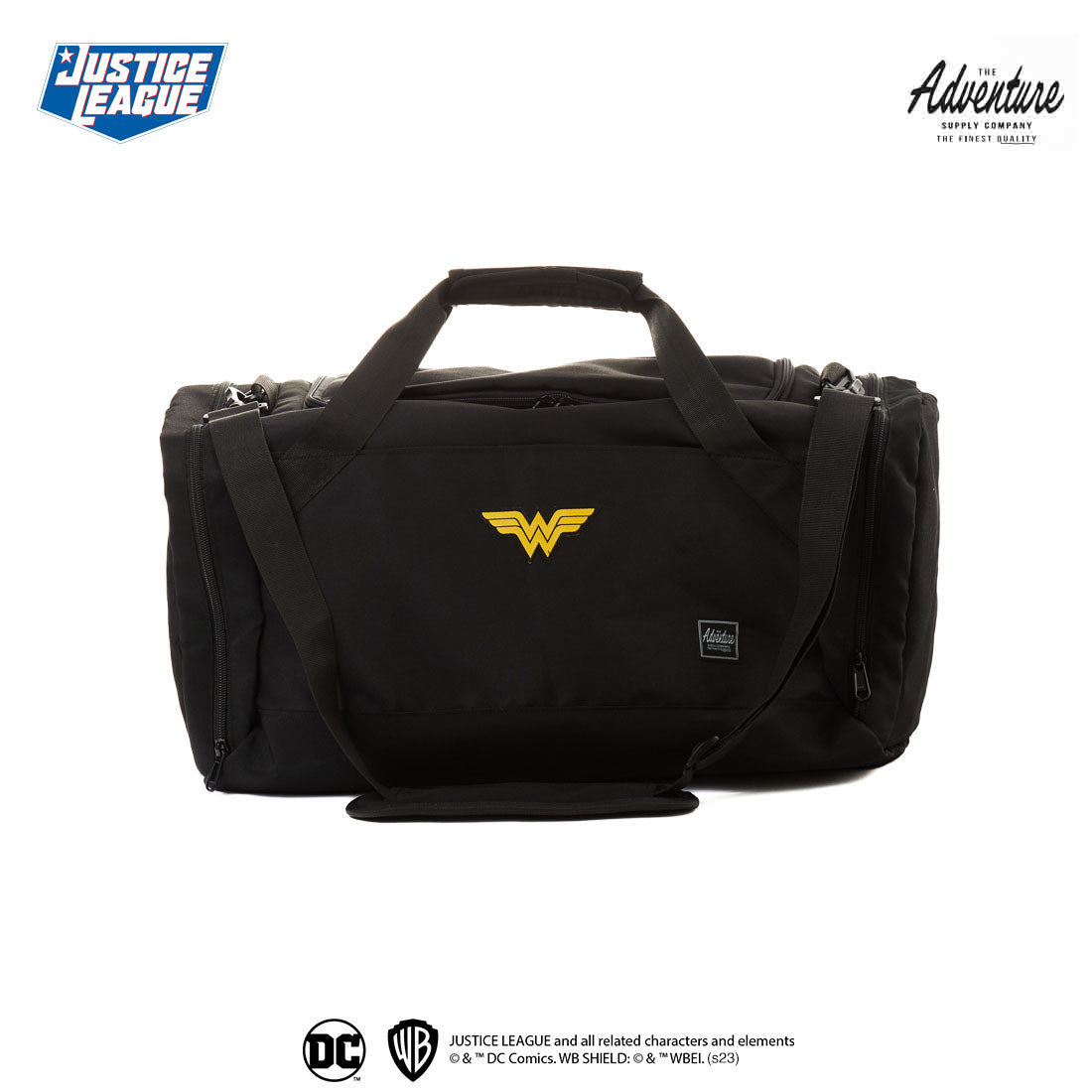 Peculiar x Adventure Justice League Collection Weekender Duffle Travel Bag Geo