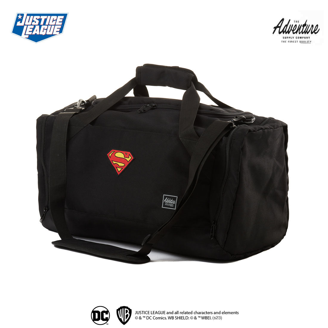 Peculiar x Adventure Justice League Collection Weekender Duffle Travel Bag Geo